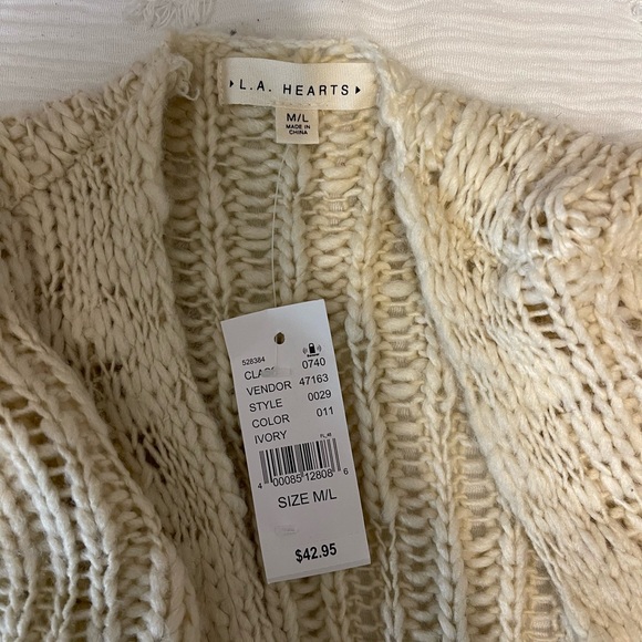 Cream knitted Cardigan - Picture 2 of 2